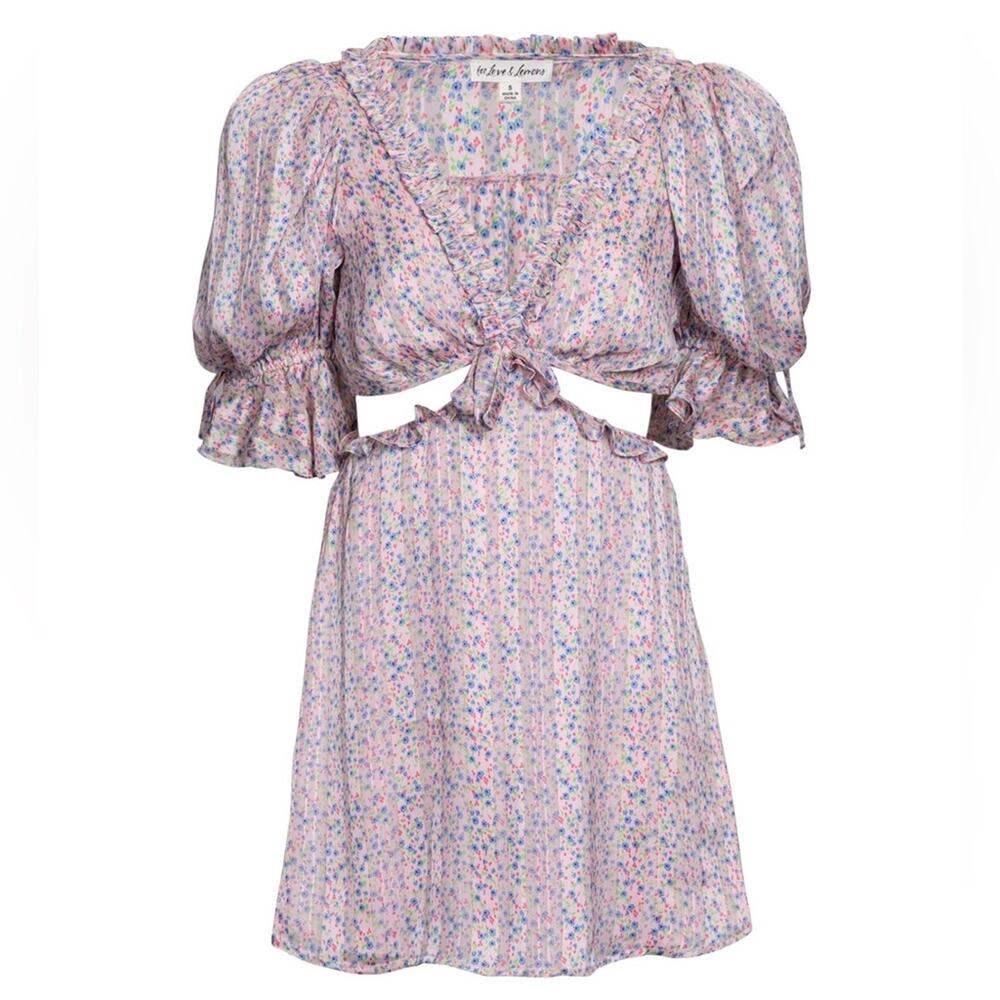 For Love & Lemons Phoebe Mini Dress Size XS NWT